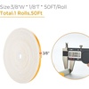image:imageRavinte Weather Stripping Door Seal 2 x 1 Adhesive Foam Tape 65 FTWhite