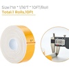 image:imageRavinte Weather Stripping Door Seal 2 x 1 Adhesive Foam Tape 65 FTWhite