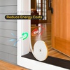 image:imageRavinte Weather Stripping Door Seal 2 x 1 Adhesive Foam Tape 65 FTWhite
