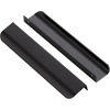 image:imageRavinte 40 Pack Finger Pulls 128mm5 Hole Center Black Cabinet Handle10
