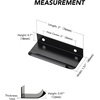 image:imageRavinte 40 Pack Finger Pulls 128mm5 Hole Center Black Cabinet Handle20