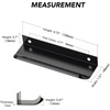 image:imageRavinte 40 Pack Finger Pulls 128mm5 Hole Center Black Cabinet Handle20