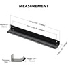 image:imageRavinte 40 Pack Finger Pulls 128mm5 Hole Center Black Cabinet Handle25