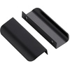 image:imageRavinte 40 Pack Finger Pulls 128mm5 Hole Center Black Cabinet Handle3