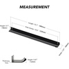 image:imageRavinte 40 Pack Finger Pulls 128mm5 Hole Center Black Cabinet Handle30