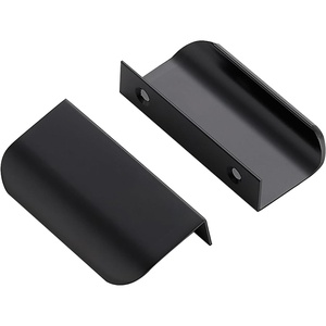 image:imageRavinte 40 Pack Finger Pulls 128mm5 Hole Center Black Cabinet Handle25