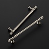 image:imageRavinte 5 Pack 334 Inch Solid Matte Black Zinc Kitchen Cabinet HandlesBrushed Nickel