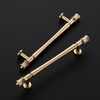 image:imageRavinte 5 Pack 334 Inch Solid Matte Black Zinc Kitchen Cabinet HandlesChampagne Bronze