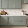 image:imageRavinte 5 Pack 334 Inch Solid Matte Black Zinc Kitchen Cabinet HandlesChampagne Bronze