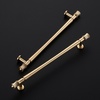 image:imageRavinte 5 Pack 334 Inch Solid Matte Black Zinc Kitchen Cabinet HandlesChampagne Bronze