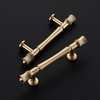 image:imageRavinte 5 Pack 334 Inch Solid Matte Black Zinc Kitchen Cabinet HandlesChampagne Bronze