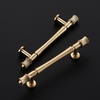 image:imageRavinte 5 Pack 334 Inch Solid Matte Black Zinc Kitchen Cabinet HandlesChampagne Bronze