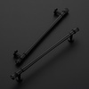image:imageRavinte 5 Pack 334 Inch Solid Matte Black Zinc Kitchen Cabinet HandlesMatte Black
