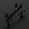 image:imageRavinte 5 Pack 334 Inch Solid Matte Black Zinc Kitchen Cabinet HandlesMatte Black