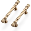 image:imageRavinte 5 Pack 334 Inch Solid Matte Black Zinc Kitchen Cabinet HandlesChampagne Bronze